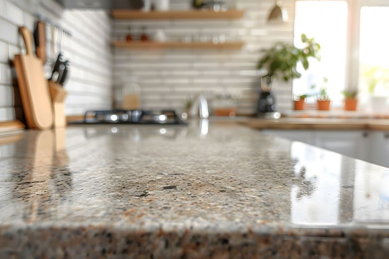 Granite Countertop with Polished Finish
